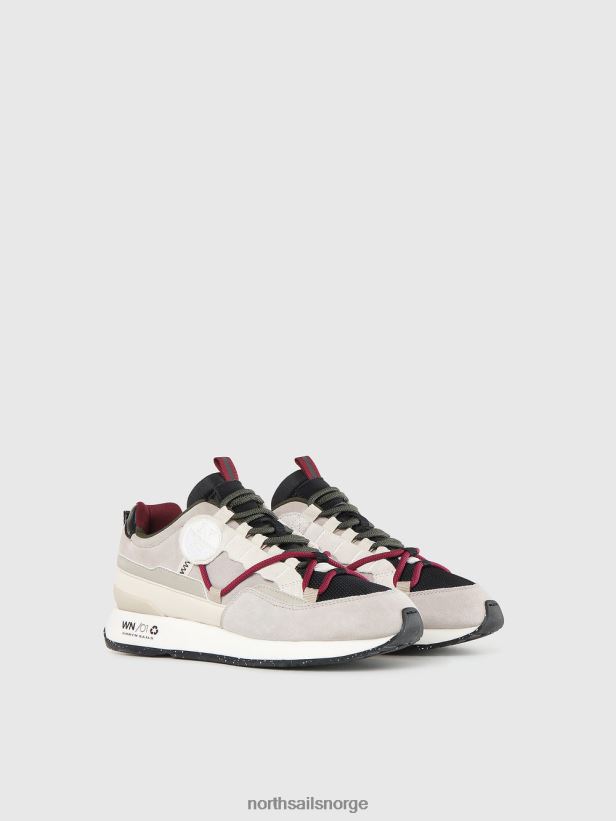 vinsj forstads joggesko North Sails kvinner beige-svart-militærgrønn fottøy H4N2FN1349