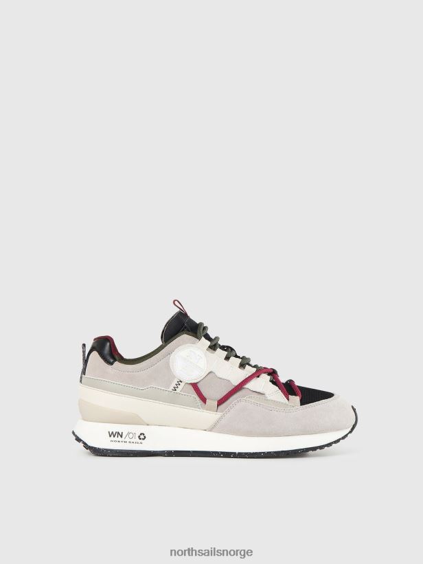 vinsj forstads joggesko North Sails kvinner beige-svart-militærgrønn fottøy H4N2FN1349