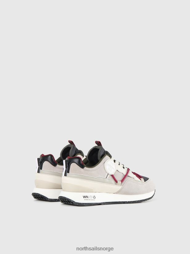 vinsj forstads joggesko North Sails kvinner beige-svart-militærgrønn fottøy H4N2FN1349