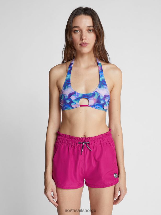 strandshorts i polyester North Sails kvinner orkide klær H4N2FN1497