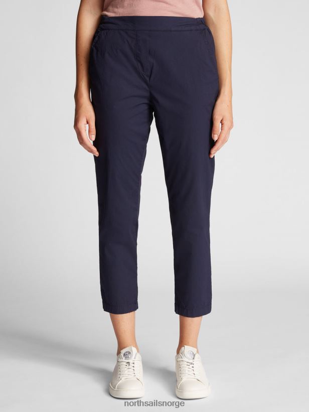bukser med rett ben North Sails kvinner midnatt blå klær H4N2FN1446