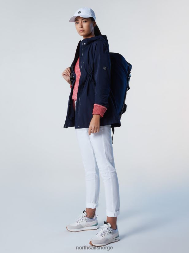 chinos i økologisk bomull North Sails kvinner hvit klær H4N2FN613