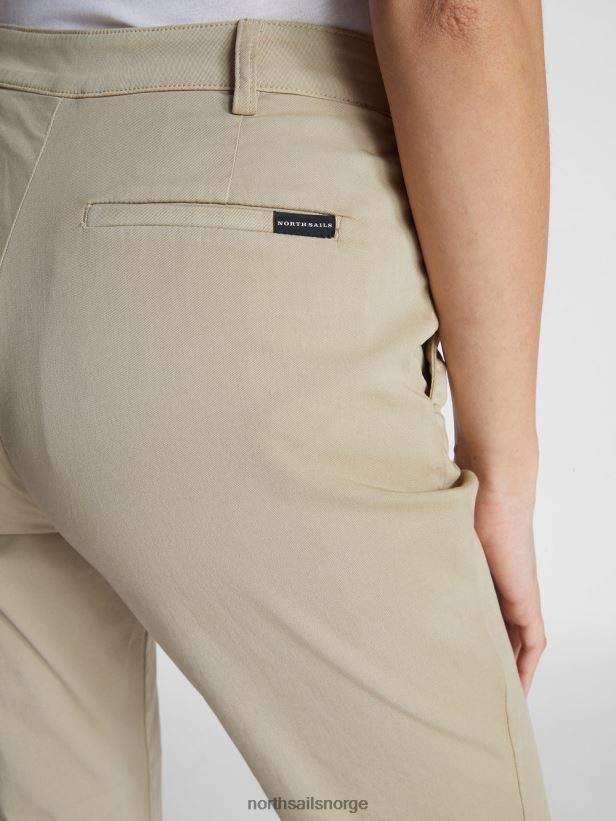 gabardinbukser North Sails kvinner beige klær H4N2FN1502