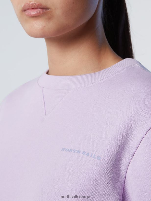 genser med trykk på brystet North Sails kvinner syrin blomst klær H4N2FN596