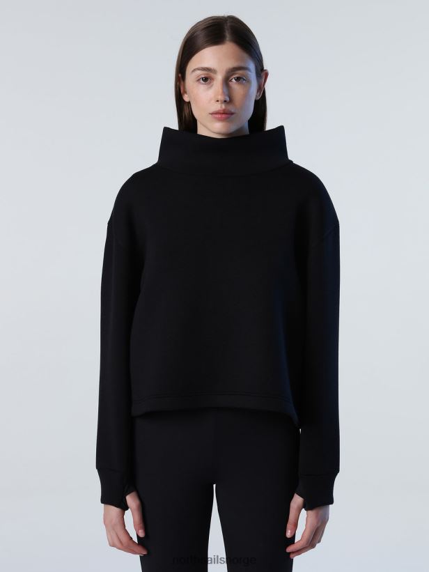 scuba genser North Sails kvinner svart klær H4N2FN1389