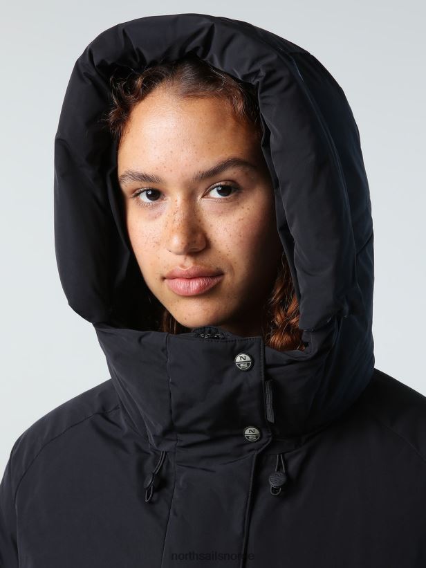 devon jakke North Sails kvinner svart klær H4N2FN1393