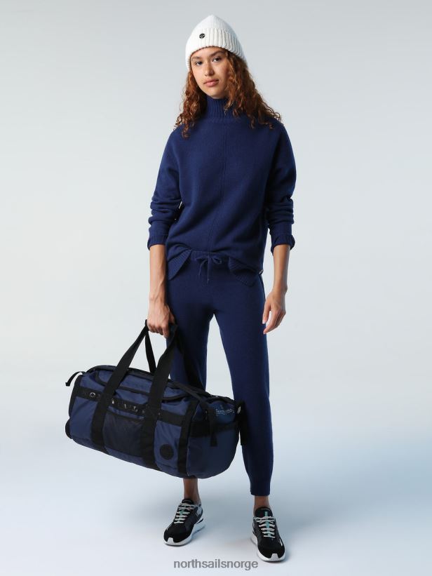 genser i kashmirblanding North Sails kvinner marineblå klær H4N2FN1370