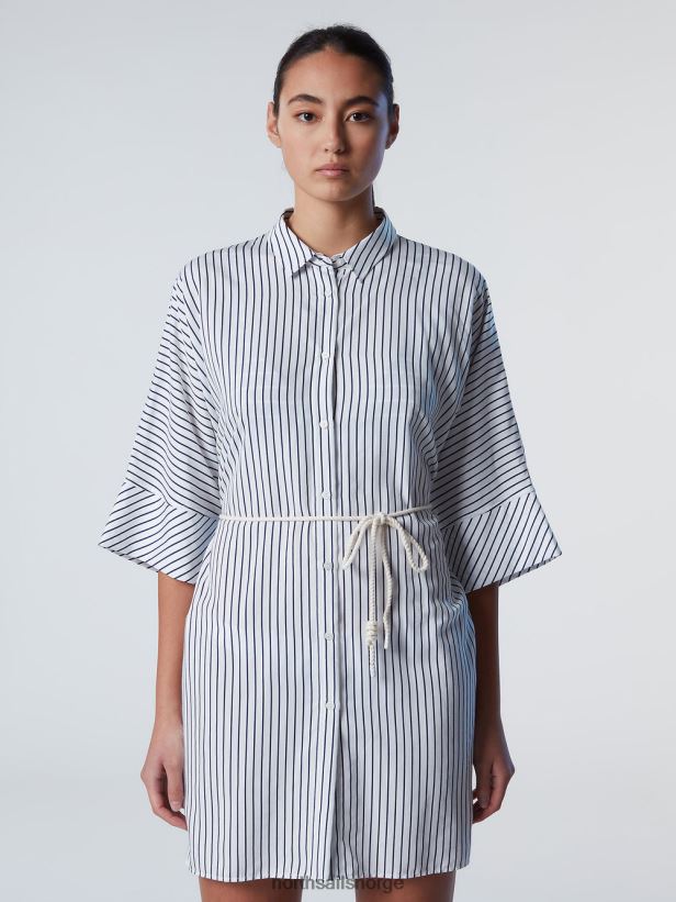 stripet kimono skjortekjole North Sails kvinner kombo 1 klær H4N2FN588