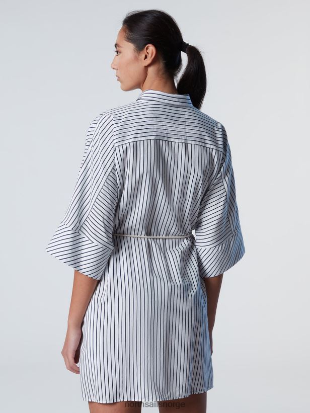 stripet kimono skjortekjole North Sails kvinner kombo 1 klær H4N2FN588
