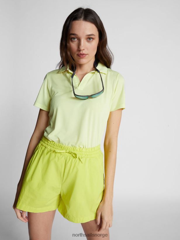 poloskjorte med østersskall North Sails kvinner lett svovel klær H4N2FN1528