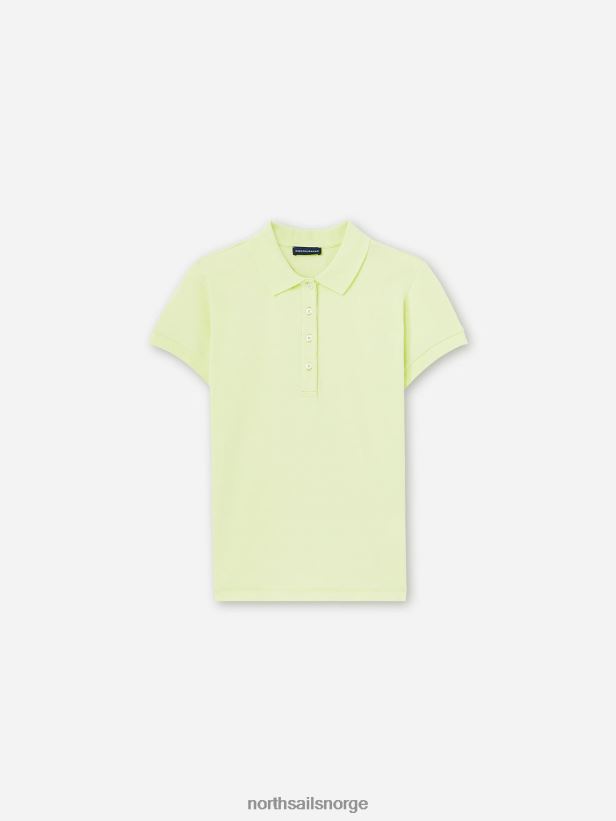 slim fit poloskjorte North Sails kvinner lett svovel klær H4N2FN1539