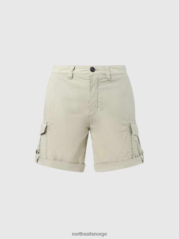cargo-shorts i økologisk bomull North Sails kvinner agat grå klær H4N2FN627