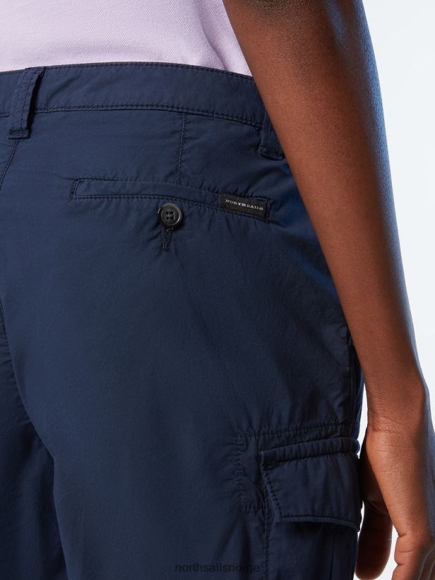 cargo-shorts i økologisk bomull North Sails kvinner marineblå klær H4N2FN625