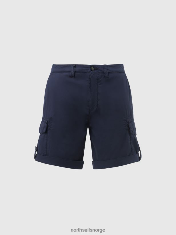 cargo-shorts i økologisk bomull North Sails kvinner marineblå klær H4N2FN625