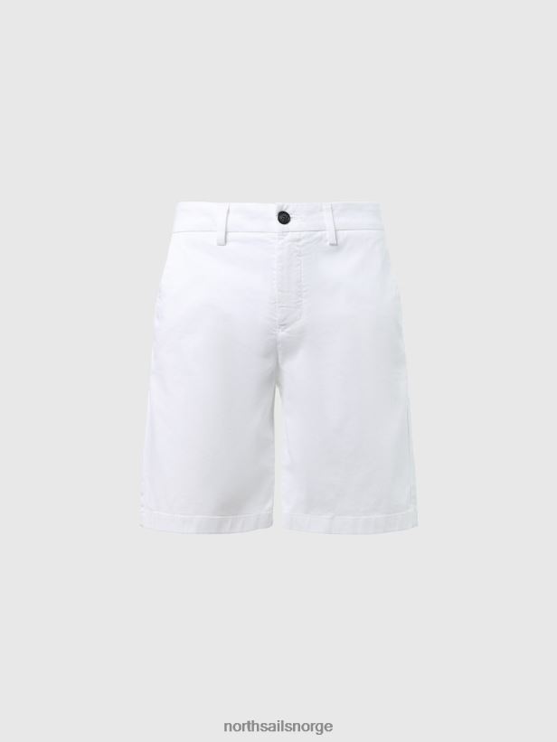 chinoshorts i økologisk bomull North Sails kvinner hvit klær H4N2FN620