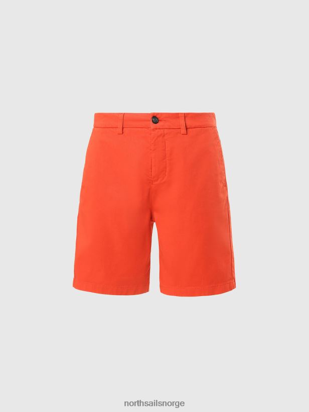 chinoshorts i økologisk bomull North Sails kvinner paprika klær H4N2FN621