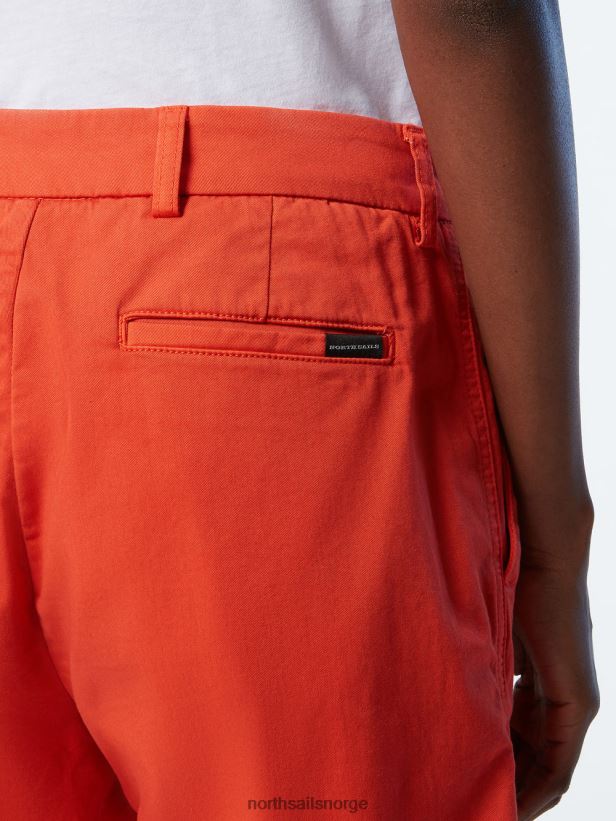 chinoshorts i økologisk bomull North Sails kvinner paprika klær H4N2FN621