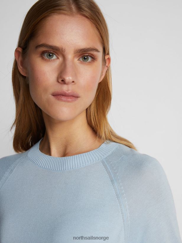 jersey t-skjorte North Sails kvinner kjølig blå klær H4N2FN1459