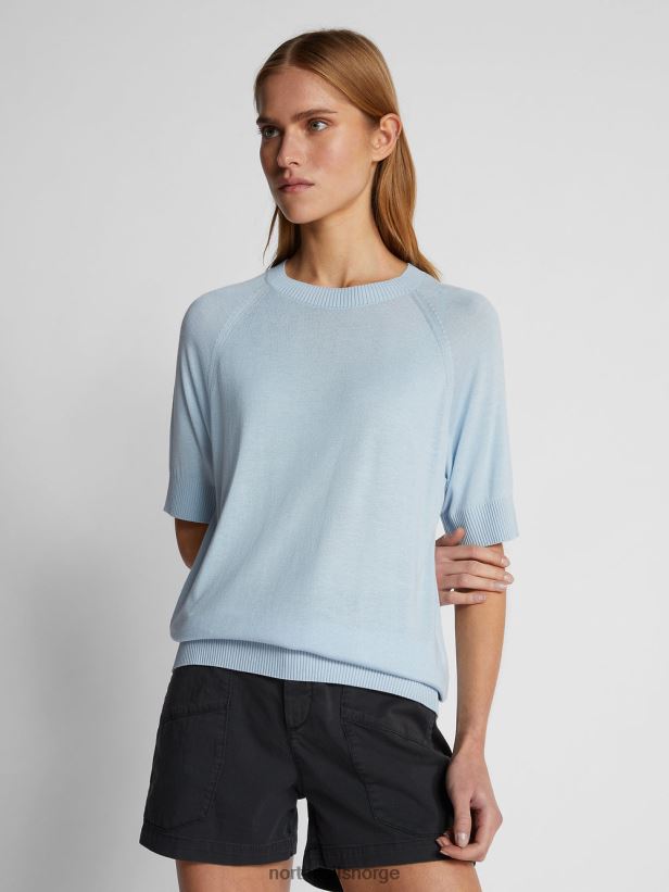 jersey t-skjorte North Sails kvinner kjølig blå klær H4N2FN1459