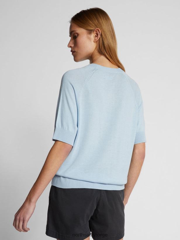 jersey t-skjorte North Sails kvinner kjølig blå klær H4N2FN1459