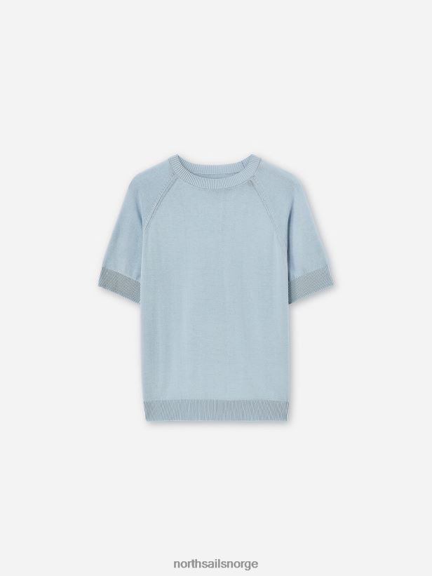 jersey t-skjorte North Sails kvinner kjølig blå klær H4N2FN1459