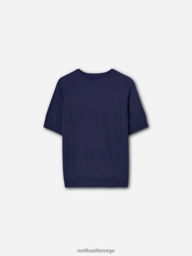 jersey t-skjorte North Sails kvinner midnatt blå klær H4N2FN1460