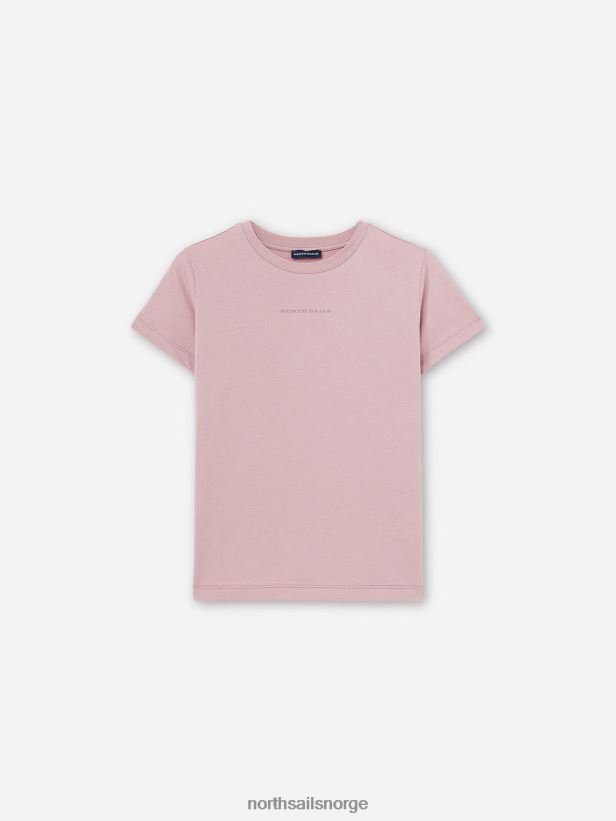 t-skjorte med skrift North Sails kvinner trerose klær H4N2FN1492