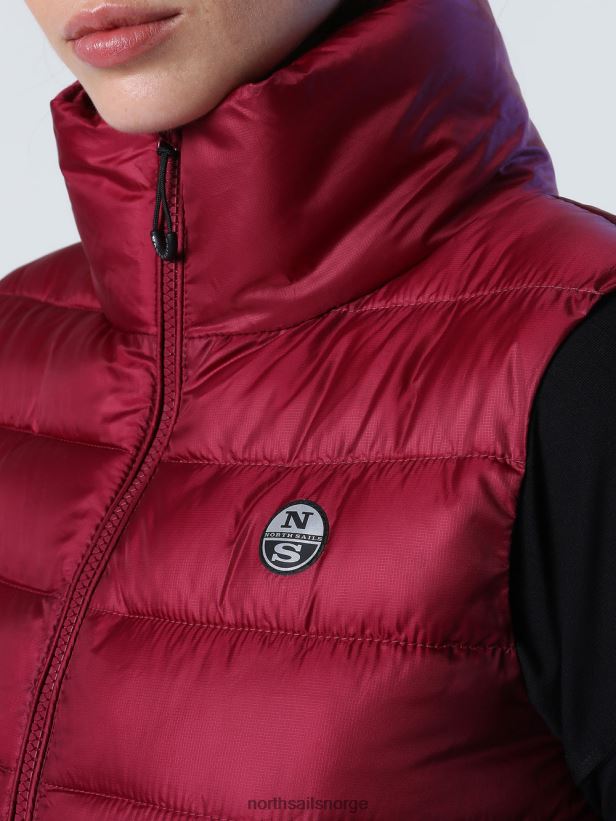 flammevest North Sails kvinner dyp kirsebær klær H4N2FN1440