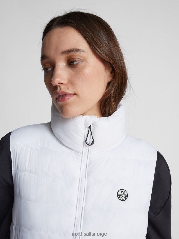 rhea gilet North Sails kvinner hvit klær H4N2FN1516