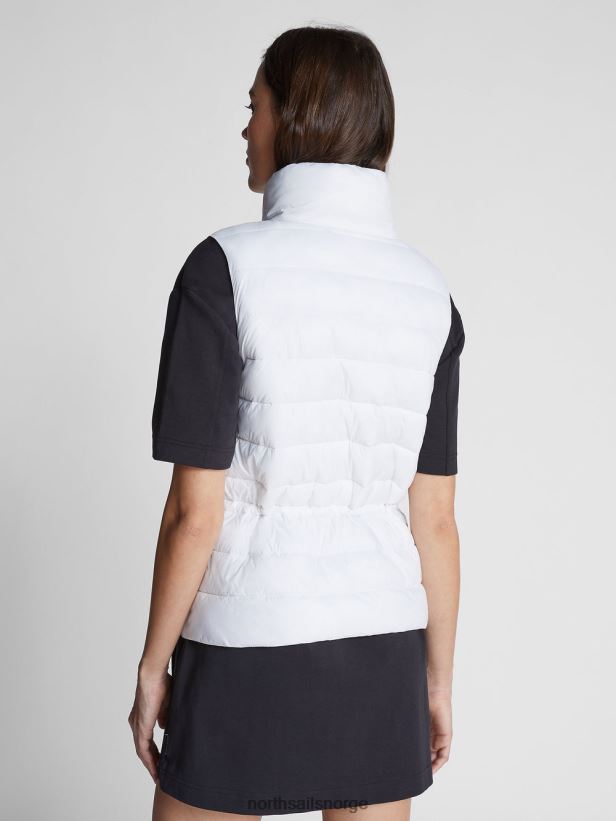 rhea gilet North Sails kvinner hvit klær H4N2FN1516