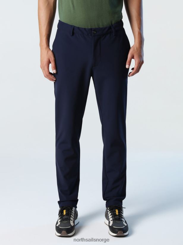 chinos med smal passform North Sails menn marineblå klær H4N2FN790