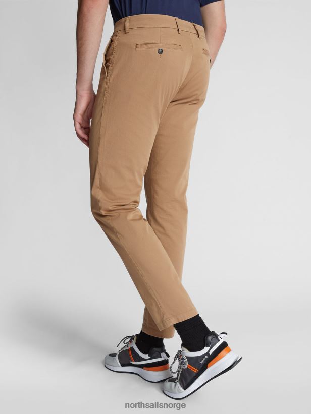 slim fit chinos forsvarer 1895 North Sails menn kamel klær H4N2FN1172