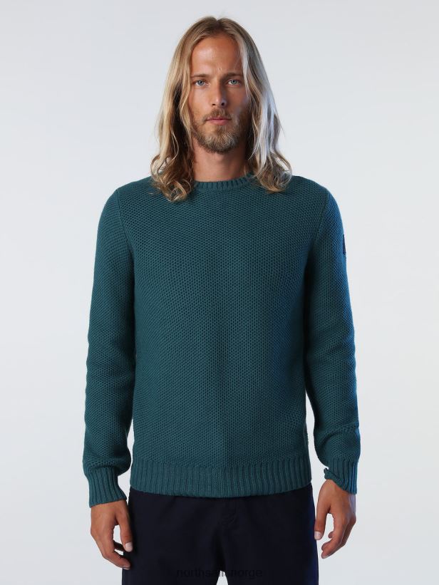 genser med honeycomb-søm North Sails menn middelhavet klær H4N2FN897