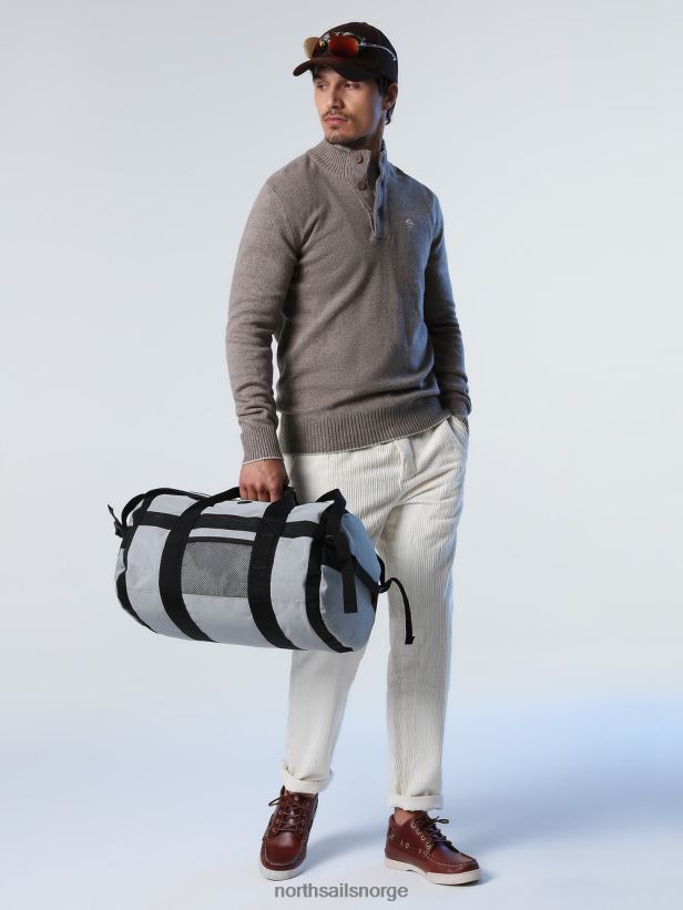 genser med knapper North Sails menn fossil melange klær H4N2FN725