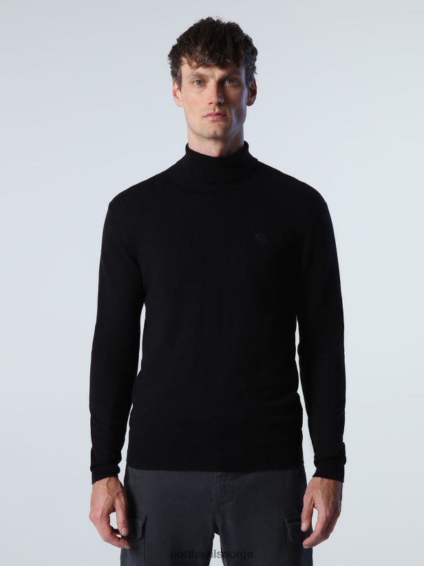 turtleneck genser North Sails menn svart klær H4N2FN880