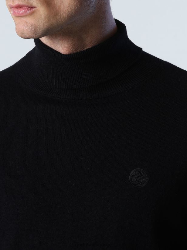turtleneck genser North Sails menn svart klær H4N2FN880