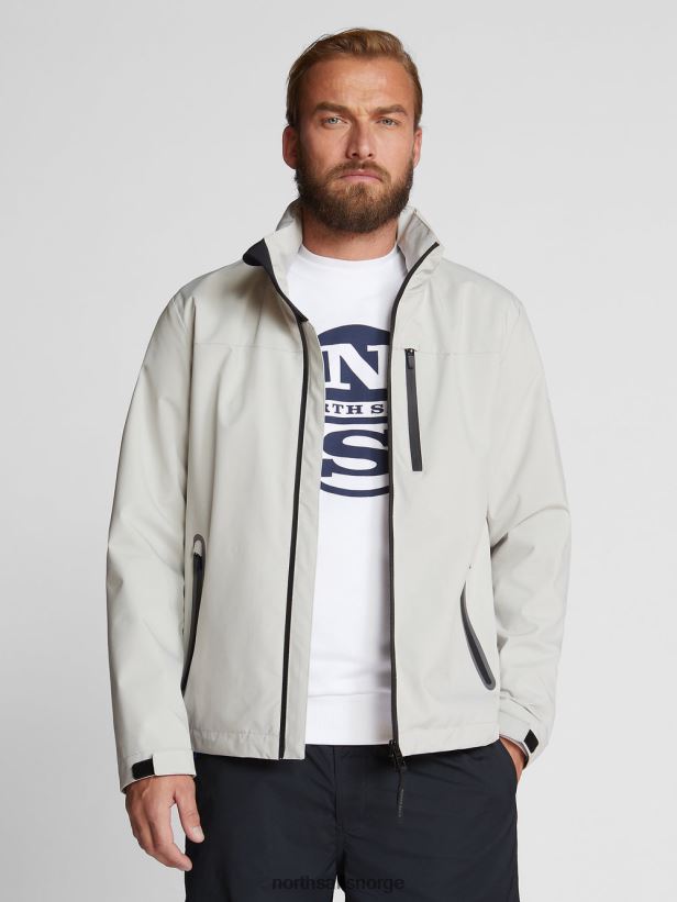 genser med maxi-logo North Sails menn hvit klær H4N2FN1225