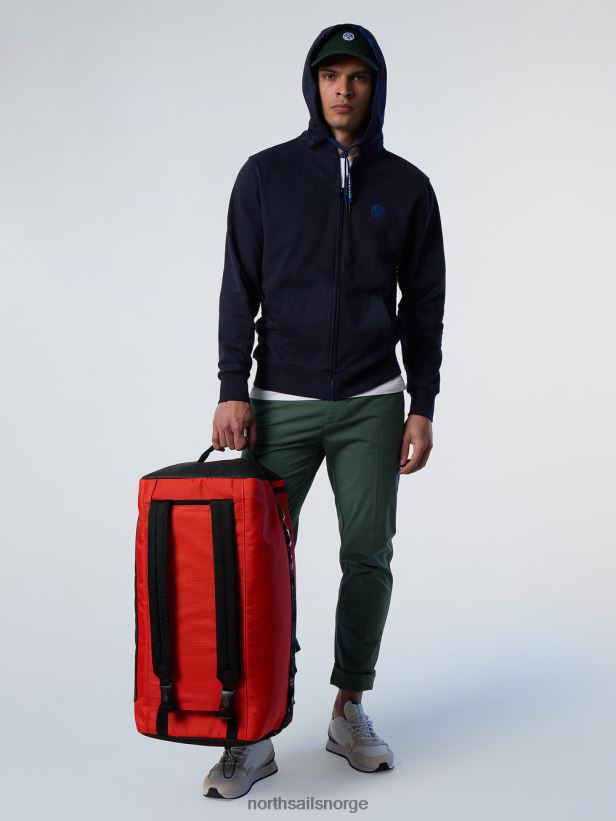 hettegenser med full glidelås North Sails menn marineblå klær H4N2FN281