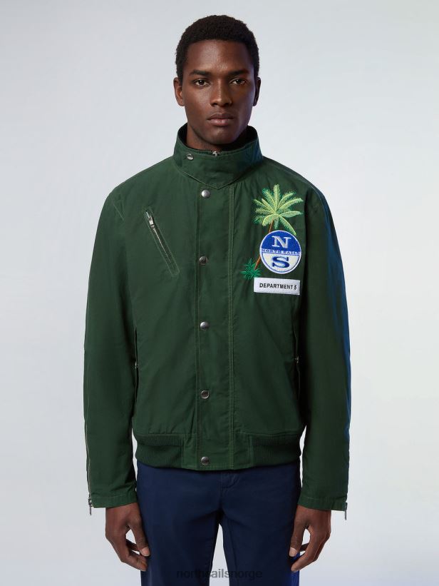 avdeling fem sjømann North Sails menn Skoggrønn klær H4N2FN15
