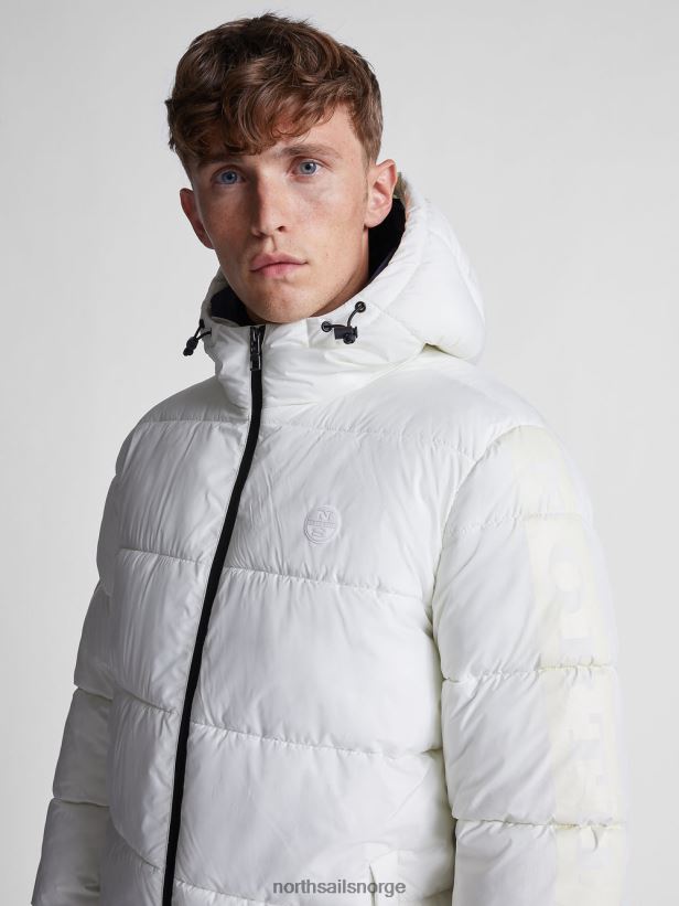 dock hettejakke North Sails menn marshmallow klær H4N2FN1295