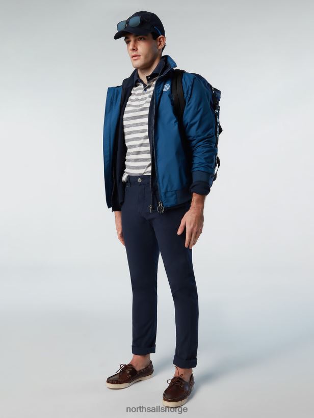 original sjømannsjakke North Sails menn mørk denim klær H4N2FN31