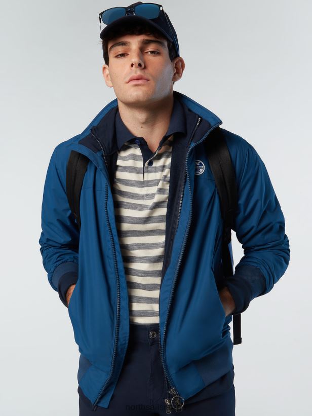 original sjømannsjakke North Sails menn mørk denim klær H4N2FN31