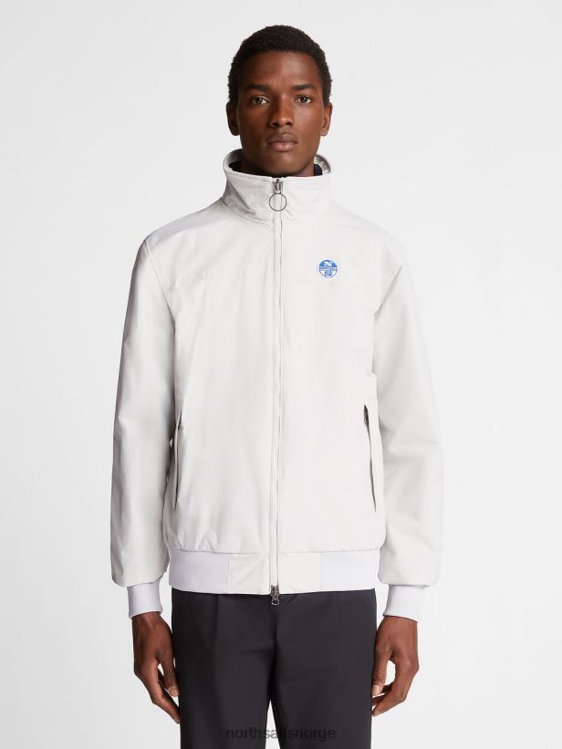 sjømannsjakke North Sails menn grå fiolett klær H4N2FN1220