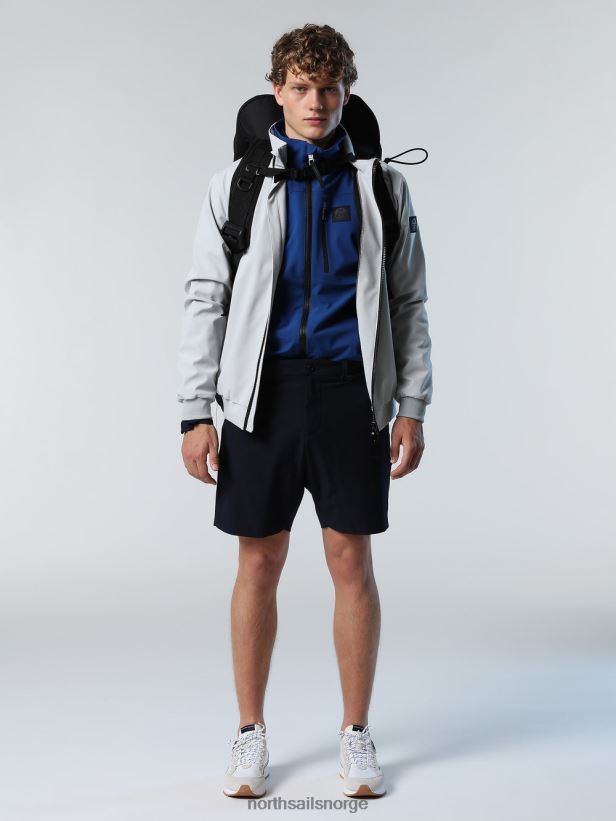 sjømannsjakke tech North Sails menn grå fiolett klær H4N2FN63