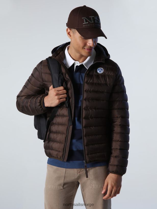 skye puffer jakke North Sails menn kakao klær H4N2FN961