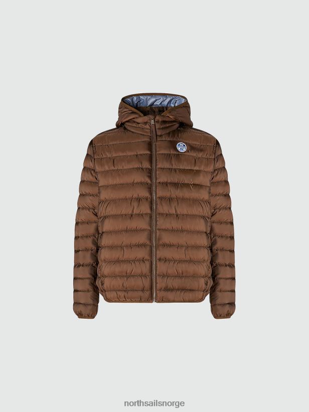 skye puffer jakke North Sails menn kakao klær H4N2FN961