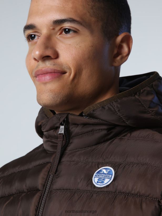 skye puffer jakke North Sails menn kakao klær H4N2FN961