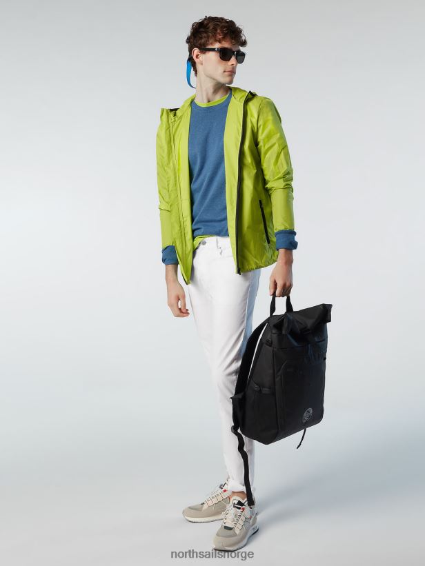 spinnaker-jakke med hette North Sails menn lime klær H4N2FN53