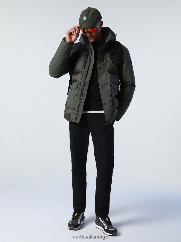 breparkas North Sails menn bronse grønn klær H4N2FN846