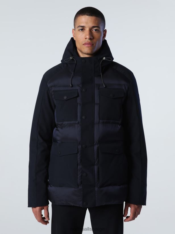 breparkas North Sails menn marineblå klær H4N2FN847